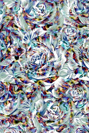 玫瑰印花华亿平台图片