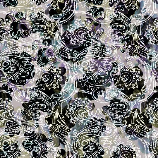 佩兹利印花华亿平台图片