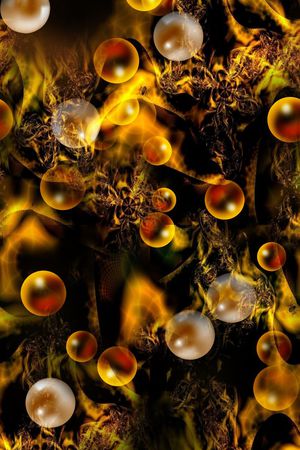 气泡印花华亿平台图片