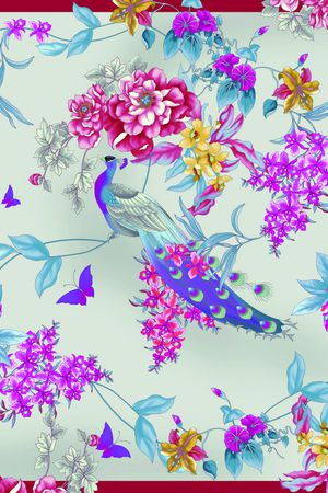 方巾印花华亿平台图片