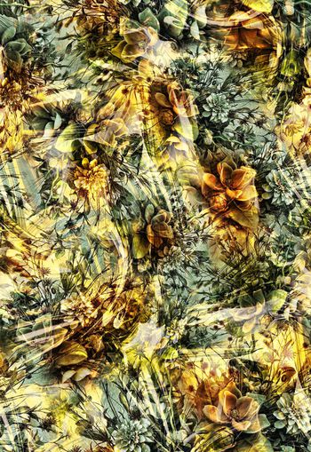 263974-多彩花卉花朵组合