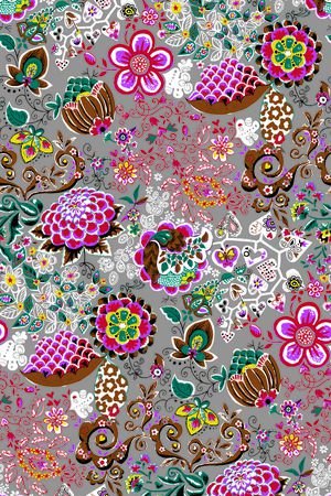 手绘印花华亿平台图片