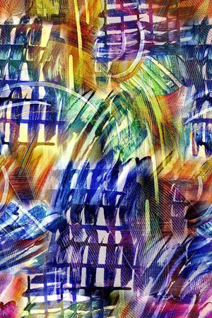 抽象风印花华亿平台图片