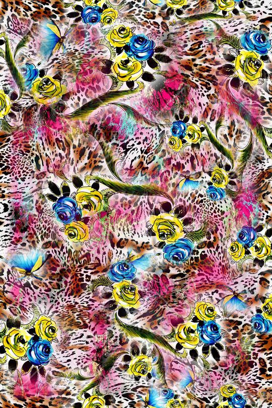 手绘印花华亿平台图片