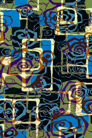 抽象印花华亿平台图片