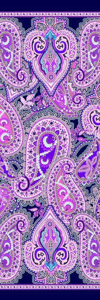 佩斯利涡旋纹印花华亿平台图片