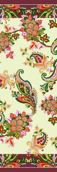 佩斯利涡旋纹印花华亿平台图片