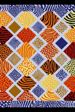 几何印花华亿平台图片