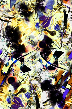 抽象印花华亿平台图片