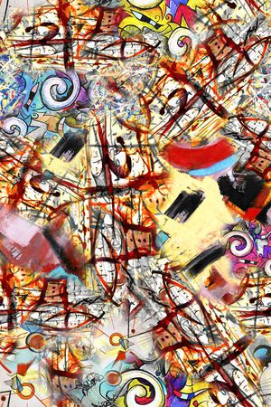 抽象印花华亿平台图片