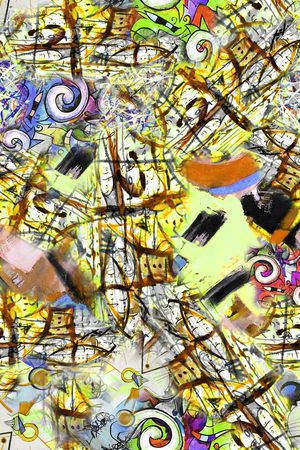 抽象印花华亿平台图片