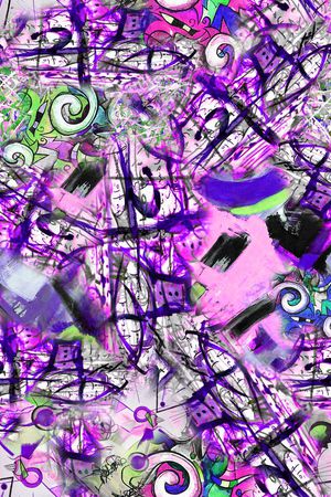 抽象印花华亿平台图片