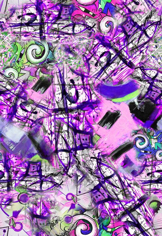 抽象印花华亿平台图片