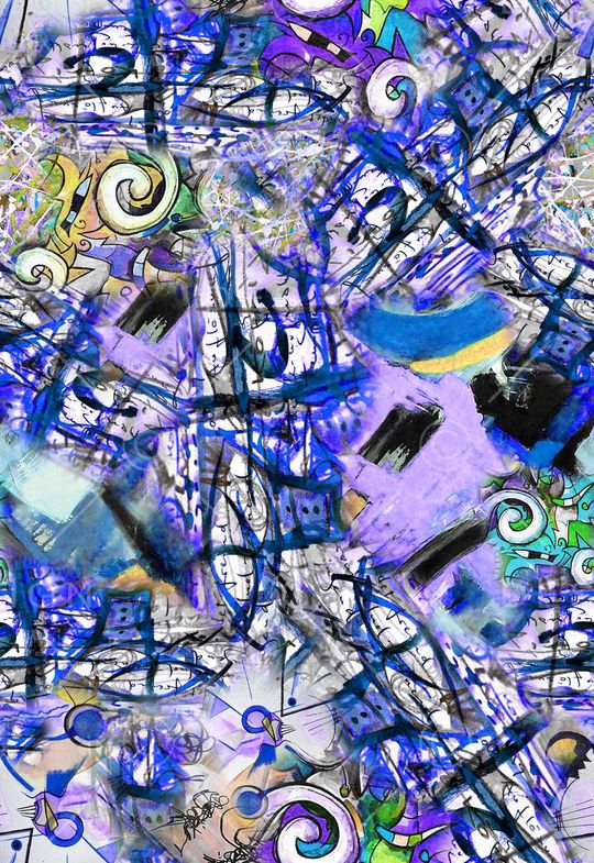 抽象印花华亿平台图片