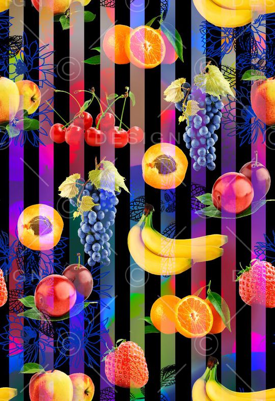 条纹印花华亿平台图片