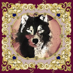 动物头像印花华亿平台图片