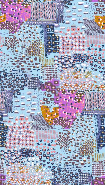 264653-田园复古碎花几何