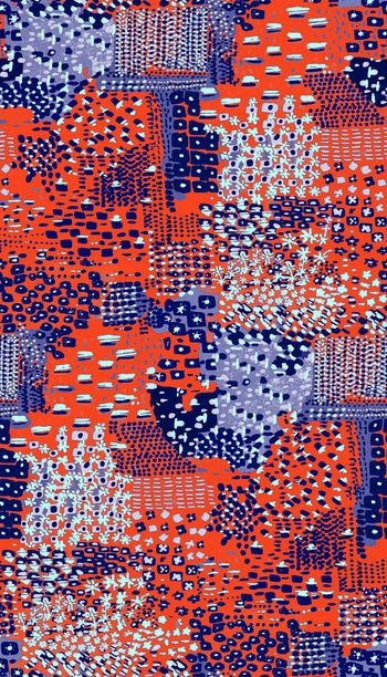 264654-田园复古碎花几何