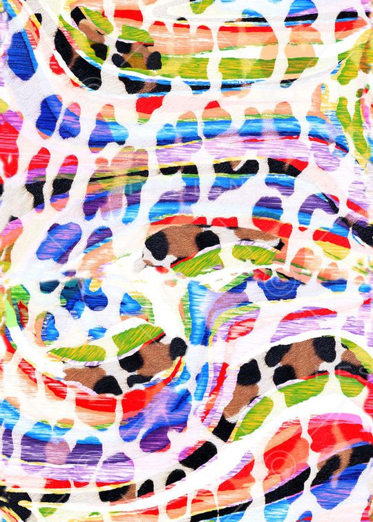 抽象印花华亿平台图片