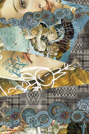 抽象印花华亿平台图片