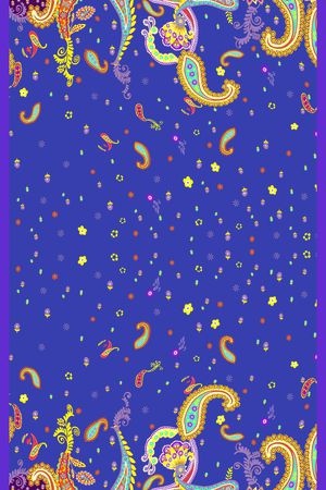 佩斯利印花华亿平台图片