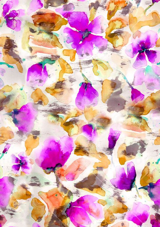 水彩印花华亿平台图片