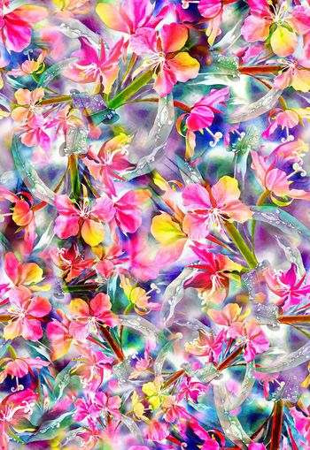 265120-多彩花卉花朵组合