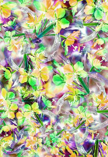 265122-多彩花卉花朵组合