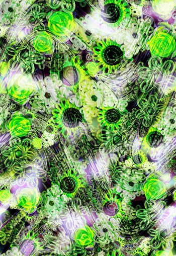 265157-多彩编织花卉花朵组合