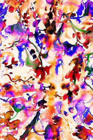 水墨印花华亿平台图片