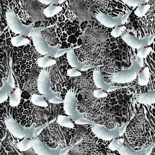 豹纹印花华亿平台图片