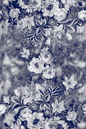 黑白印花华亿平台图片