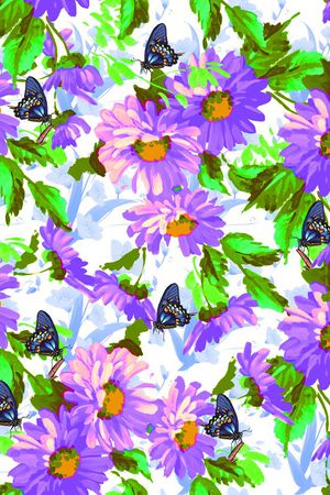 水彩印花华亿平台图片