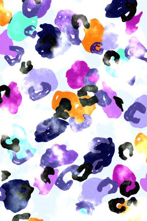 豹纹印花华亿平台图片