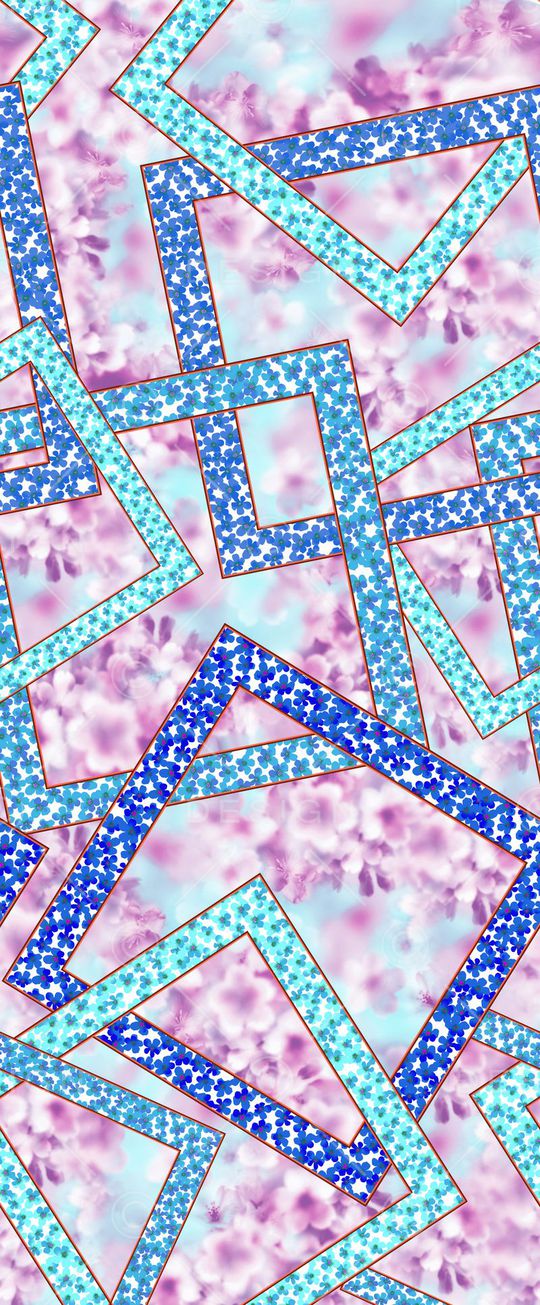 方块印花华亿平台图片