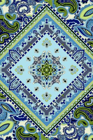 佩斯利印花华亿平台图片