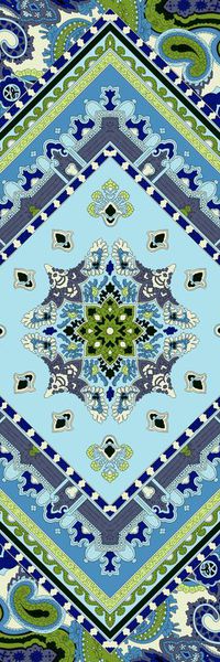 佩斯利印花华亿平台图片