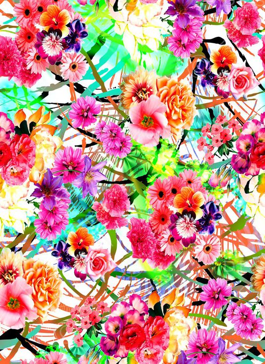 植物印花华亿平台图片