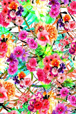 植物印花华亿平台图片