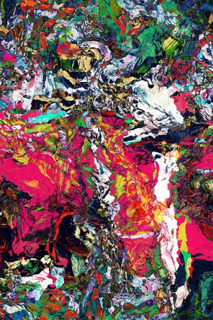 抽象印花华亿平台图片