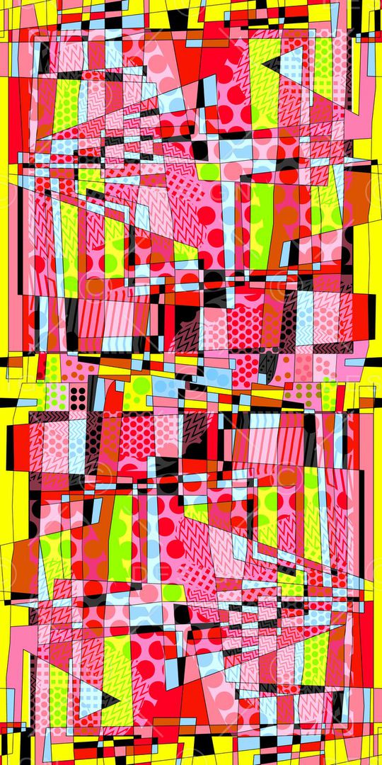 抽象印花华亿平台图片