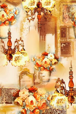 灯柱印花华亿平台图片