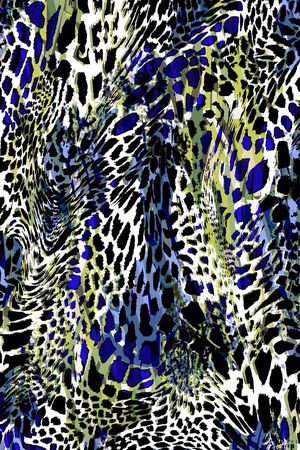 动物纹印花华亿平台图片