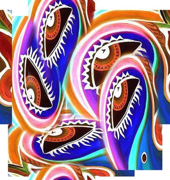 265998-多色与单色的眼睛