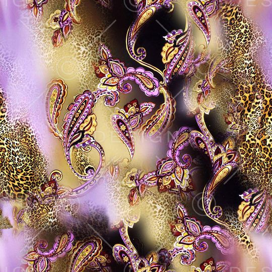 豹纹印花华亿平台图片