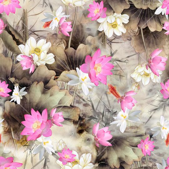 中国风 印花华亿平台图片