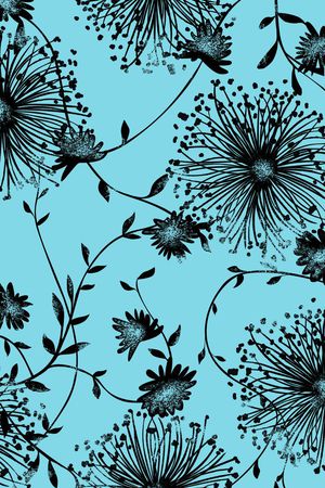 双色花卉印花华亿平台图片