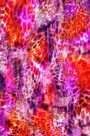 动物纹印花华亿平台图片