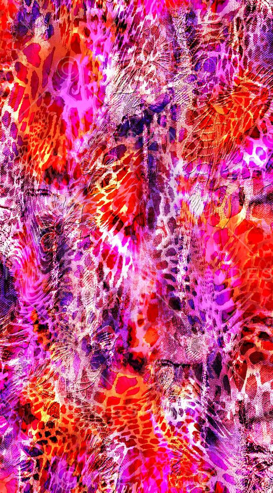 动物纹印花华亿平台图片