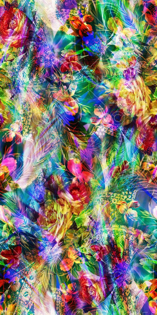 绚丽印花华亿平台图片